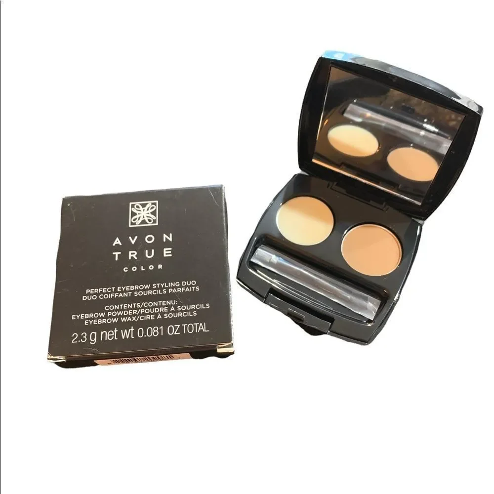 Avon true color perfect eyebrows styling duo blonde two left